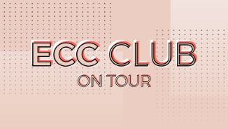 Die Abbildung zeigt das Logo der ECC CLUB on tour mit BSI.